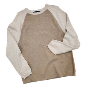 AUSTRALIA HIGH SIERRA,Pullover Sweater, Tan/Ivory, Men's Medium ( listin…
